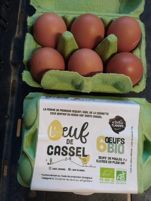 6 Oeufs Bio Prix